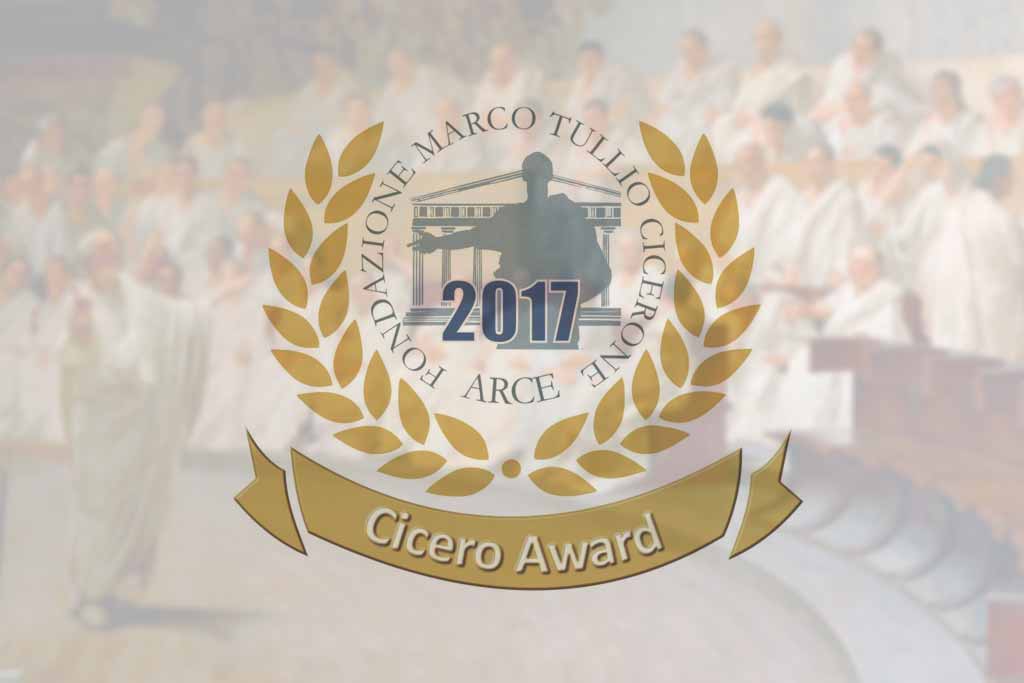 cicero award fondazione mt cicerone-arce